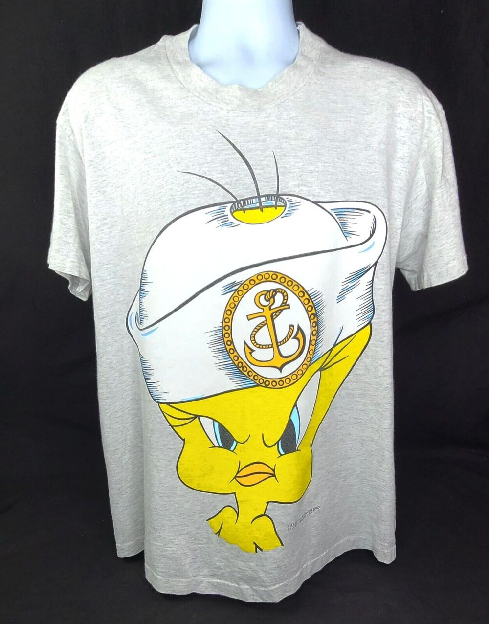 Vintage 1994 Warner Brothers College Ware Tweety Bird Men's Large T-Shirt USA